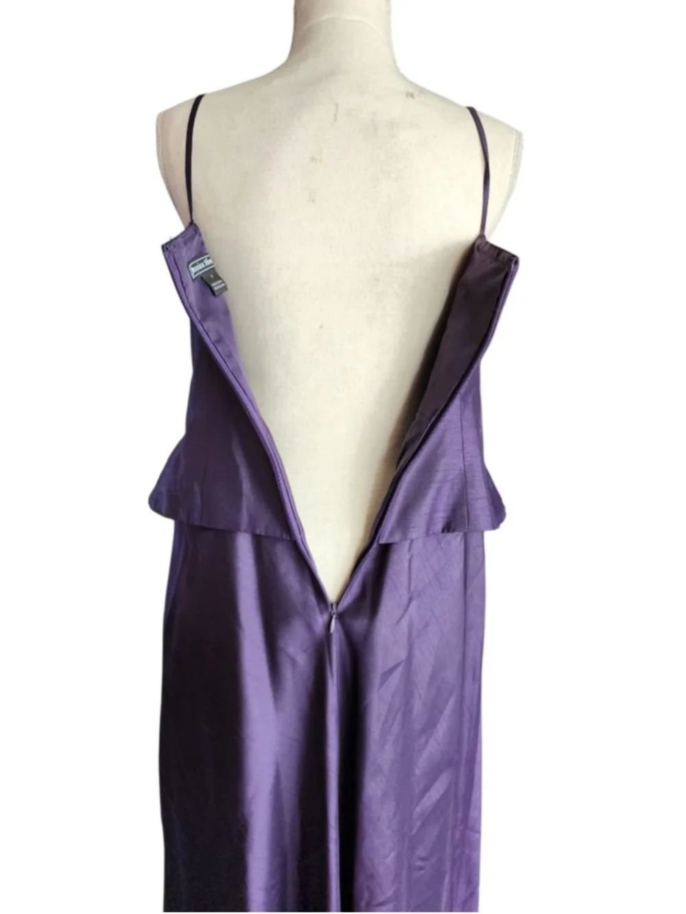 Jessica Howard Purple Formal Dress & Bolero Jacket Womens 6 Beaded Evening Gown
